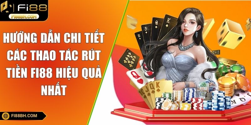Hướng dẫn chi tiết các thao tác rút tiền FI88 hiệu quả nhất